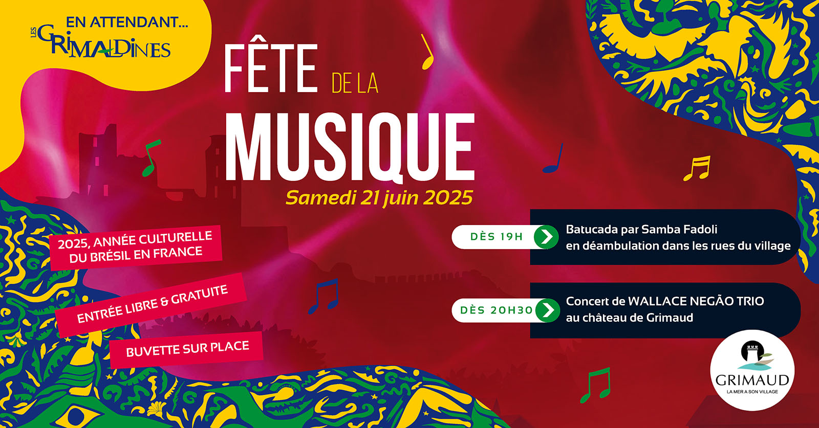 samedi 21 juin : Fête de la Musique