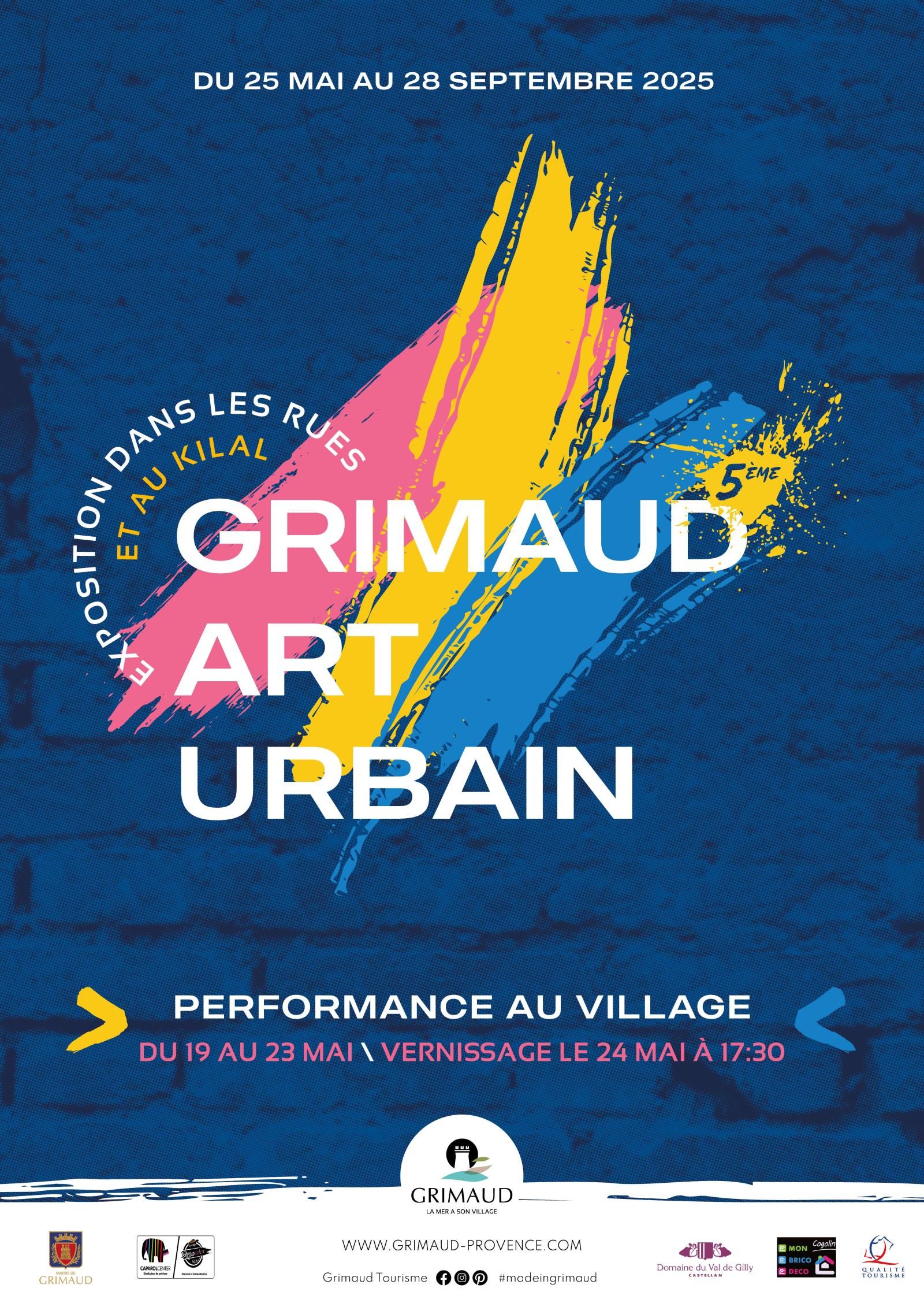 5ème édition de Grimaud Art Urbain : Vernissage samedi 24 mai à 17:30 