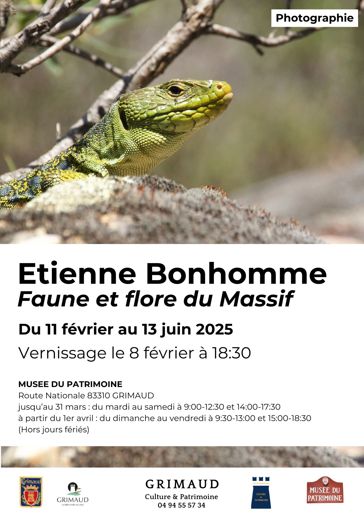 Samedi 8 février 2025 : vernissage de l'exposition d'Etienne Bonhomme