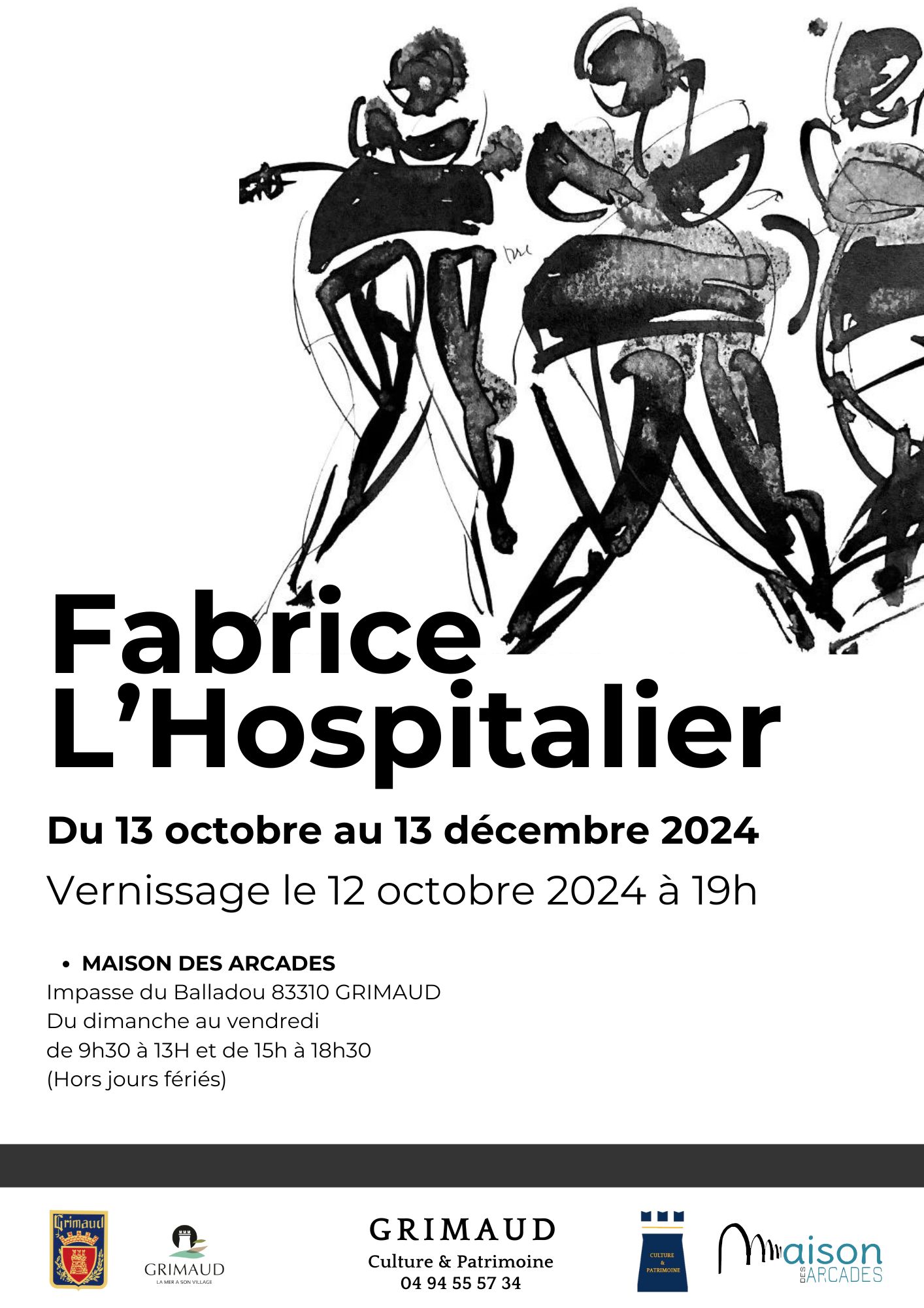 Samedi 12 octobre 2024 - Vernissage de l'exposition de Fabrice L'HOSPITALIER