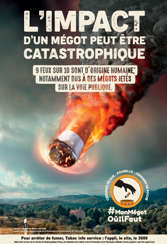 Fire prevention - My cigarette butt where it belongs