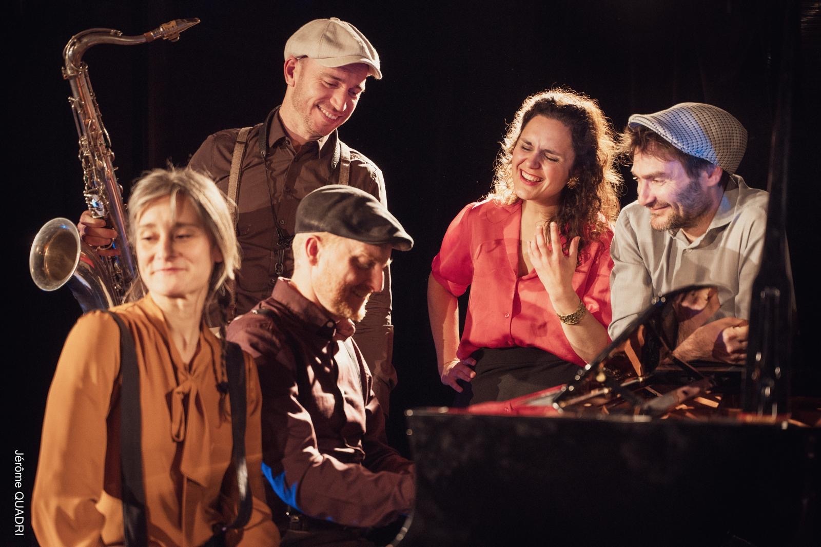 Jeudi 3 juillet- Soirée Jazz avec Swing Crazy Band